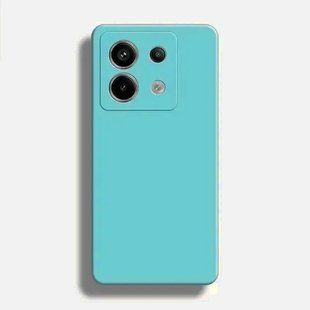 Силиконовый чехол Soft Touch для Xiaomi Poco M6 Pro Light blue