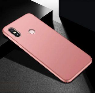 Чехол MSVII для Xiaomi Redmi Note 5 Pro (поликарбонат) Rose Gold