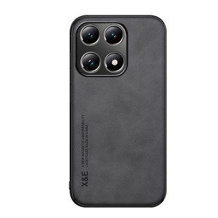 Кожаный чехол Sheepskin с магнитом для Xiaomi 14T Pro