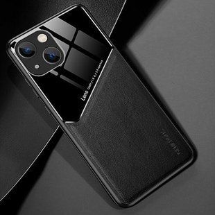 Бізнес чохол бампер GENEROUS для Apple iPhone 15 зі скла і штучної шкіри