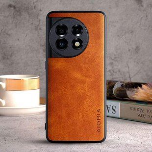 Кожаный чехол AIORIA Vintage для OnePlus 11R orange