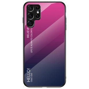 Чохол Samsung Galaxy S22 Ultra 5G Gradient Hello Rose Blue