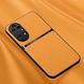 Кожаный чехол Elegance с магнитом для Huawei P50 Orange