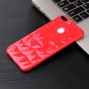 Силиконовый чехол Rhombus Diamond Case для Huawei Y9 2018 / Honor 7C