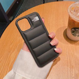 Чохол пуховик Puffer Case Apple Iphone 12 Pro Black