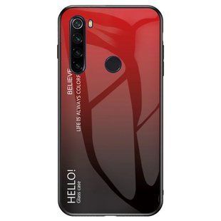Чохол Xiaomi Redmi Note 8 / Redmi Note 8 2021 Gradient Hello Red Black