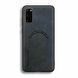 Кожаный чехол OLGE с MagSafe для Samsung Galaxy S20 Dark gray