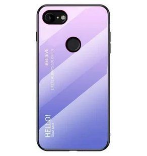 Чехол Google Pixel 3a XL Gradient Hello Pink Purple