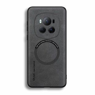 Шкіряний чохол OLGE з MagSafe для Huawei Honor Magic 6 Pro Light gray