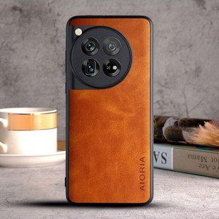 Шкіряний чохол AIORIA Vintage для OnePlus 12 orange