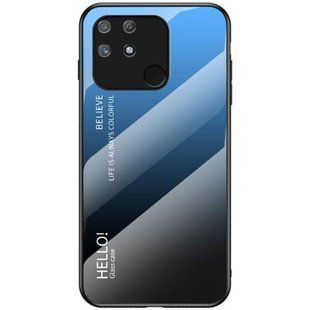 Чехол Realme Narzo 50A Gradient Hello Blue Black