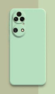 Силиконовый чехол Liquid Silicone Case Huawei P50 Green