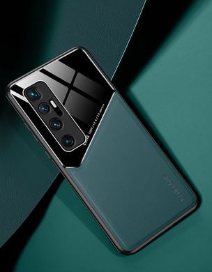 Бизнес чехол бампер GENEROUS для Xiaomi Mi 10 Ultra из стекла и искусственной кожи