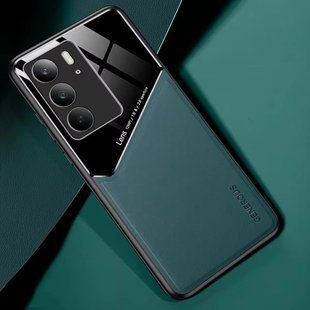 Бізнес чохол бампер GENEROUS для Realme C75 зі скла і штучної шкіри