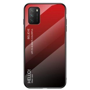 Чохол Xiaomi Poco M3 Gradient Hello Red Black