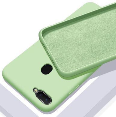 Силиконовый чехол Liquid Silicone Case Oppo A12