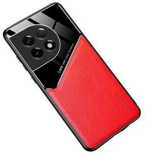 Бизнес чехол бампер GENEROUS для OnePlus Ace 2 Pro из стекла и искусственной кожи