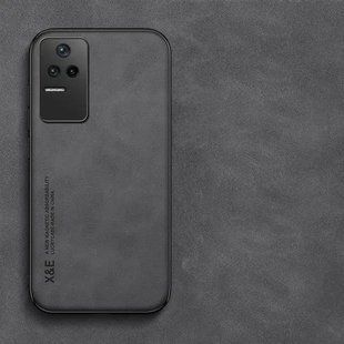 Кожаный чехол Sheepskin с магнитом для Xiaomi Poco F4 5G