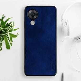 Кожаный чехол AIORIA Vintage для Oppo A17k blue