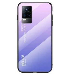 Чехол Vivo V21e 4G Gradient Hello Pink Purple