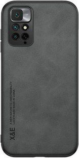 Кожаный чехол Sheepskin с магнитом для Xiaomi Redmi 10 / Redmi 10 2022 / Redmi Note 11 4G
