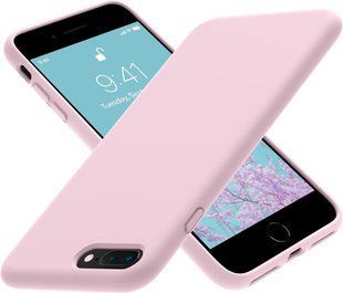 Силиконовый чехол Soft Touch для Apple iPhone 8 Plus Pink