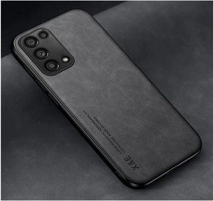 Кожаный чехол Sheepskin с магнитом для Oppo Reno6 Pro 5G