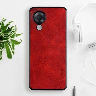 Кожаный чехол AIORIA Vintage для Oppo A17k red