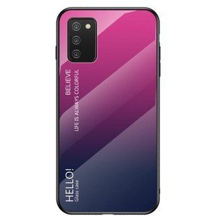 Чехол Samsung Galaxy A02s Gradient Hello Rose Blue