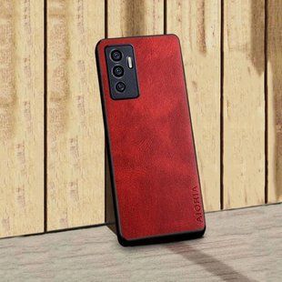 Шкіряний чохол AIORIA Vintage для Vivo V23e red