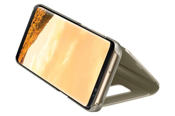 Чохол Clear View Standing Cover для Xiaomi 14T Gold
