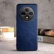 Кожаный чехол AIORIA Vintage для Oppo Reno12 F 4G blue