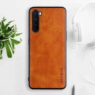 Кожаный чехол AIORIA Vintage для OnePlus Nord orange