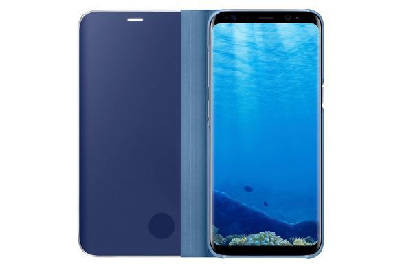 Чехол Clear View Standing Cover для Samsung Galaxy A71 Blue