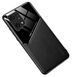 Бизнес чехол бампер GENEROUS для Oppo Find X5 из стекла и искусственной кожи