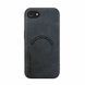 Шкіряний чохол OLGE з MagSafe для Apple iPhone 7 / iPhone 8 / iPhone SE 2020 / iPhone SE 2022 Dark gray