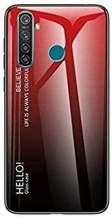 Чехол Realme 5s Gradient Hello Red Black