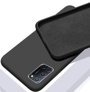 Силиконовый чехол Liquid Silicone Case Oppo A52