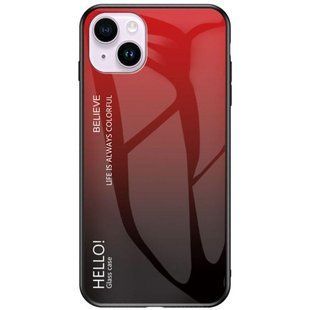 Чехол Apple iPhone 15 Gradient Hello Red Black