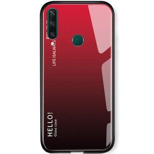 Чохол Huawei Honor 10i Gradient Hello Red Black
