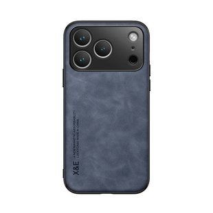 Шкіряний чохол Sheepskin з магнітом для Apple iPhone 17 Pro Blue