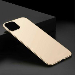 Чехол MSVII для Apple iPhone 12 mini (поликарбонат) Gold