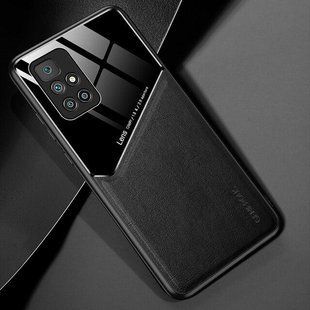 Бізнес чехол бампер GENEROUS для Xiaomi Redmi Note 11 4G / Redmi 10 2022 зі скла і штучної шкіри
