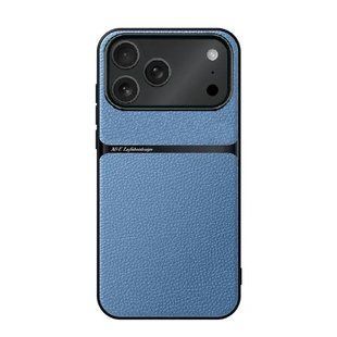 Шкіряний чохол Elegance з магнітом для Apple iPhone 17 Pro Max Light blue