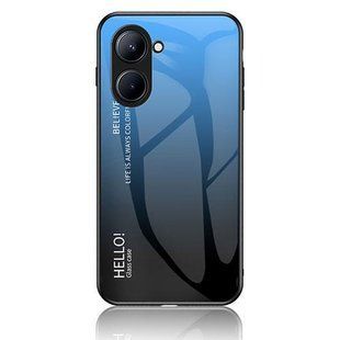 Чохол Realme C33 / C33 2023 Gradient Hello Blue Black