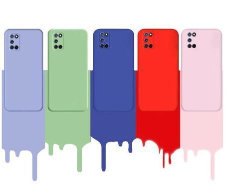 Силиконовый чехол Liquid Silicone Case Oppo A52