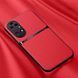 Шкіряний чохол Elegance з магнітом для Huawei P50 Pro Red