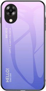 Чехол Oppo A17k Gradient Hello Pink Purple