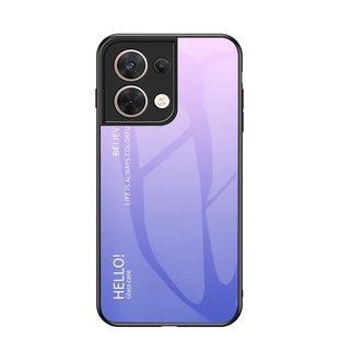 Чохол Oppo Reno8 5G Gradient Hello Pink Purple