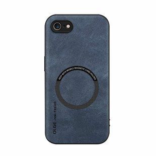 Шкіряний чохол OLGE з MagSafe для Apple iPhone 7 / iPhone 8 / iPhone SE 2020 / iPhone SE 2022 Blue